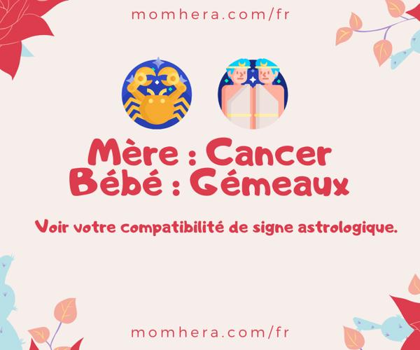 Compatibilité Entre une Mère Cancer et un Bébé Gémeaux